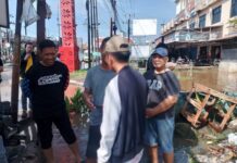 Respons Cepat Camat Sukarami Dampingi Walikota Turun ke Lokasi Banjir Sukodadi