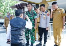 Camat Gandus Sambut Staf Khusus Menkopolhukam di Situs Kerajaan Sriwijaya