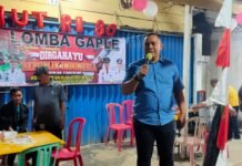 Lurah Ricky Hadir, Suasana Pembukaan Lomba Gaple Jadi Meriah