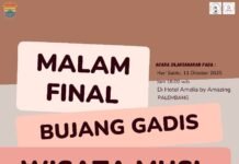 Grand Final Bujang Gadis Wisata Musi 2025, Siap Gemparkan Panggung Hotel Emilia