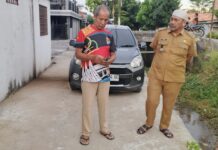 Sigap dan Responsif, Lurah Sialang Dan Iqbal Koordinasikan Aduan Jalan Rusak ke Instansi Terkait