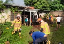 Respons Cepat Camat IT II Susanto Umar, Api di Lima Ilir Berhasil Dipadamkan