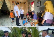 Camat Rifandi Putra Dampingi Penyaluran Bantuan Sembako untuk Korban Kebakaran