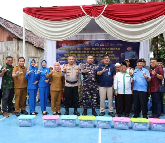 Sinergi Humanis di Sungailais: Lurah Romison Dampingi Aksi Sosial dan Khitanan Gratis Lanal