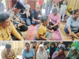 Plt Camat Kertapati Sampaikan Belasungkawa dan Bantuan kepada Keluarga Korban