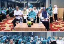 Ketua TP PKK Jeane Andini Ajak Warga Kertapati Kembangkan Kreativitas Lewat Olahan Kain Perca