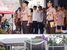 Plt Camat Kertapati Ikuti Upacara Penutupan Jambore Tingkat Kota