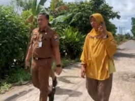 Camat Sematang Borang Gerak Cepat Tinjau Lampu Jalan Mati di Srimulya