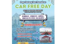 Jelang Pelaksanaan, Camat Jakabaring Gencarkan Sosialisasi Car Free Day di Palembang