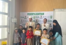 Gebyar Tahun Baru Islam, Baznas Provinsi Sumsel Khitan Gratis 24 Anak