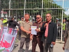 Demo di Kejati Sumsel, GRANSI Laporkan Dugaan Korupsi Program Pertanian di Dinas Pertanian Tanaman Pangan dan Holtikultura Provinsi Sumsel APBN dan APBD 2025