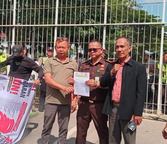 Demo di Kejati Sumsel, GRANSI Laporkan Dugaan Korupsi Program Pertanian di Dinas Pertanian Tanaman Pangan dan Holtikultura Provinsi Sumsel APBN dan APBD 2025