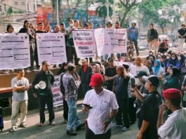 Akses Jalan Pancawarna Masih Ditutup, Aliansi Warga Cinde Kembali Geruduk Kantor Wali Kota Palembang