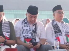 Solidaritas untuk Palestina, Plt. Camat Seberang Ulu Dua Oscar Hadiri Aksi Kemanusiaan