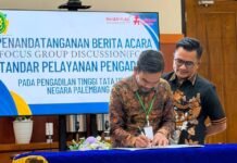 Libatkan Advokat dalam FGD, PTTUN Palembang Tuai Apresiasi Andre Macan atas Komitmen Tingkatkan Kualitas Layanan